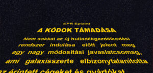 EPR-Rendszer indulása